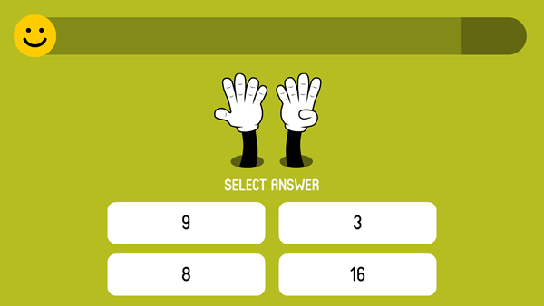  Test on the finger-counting