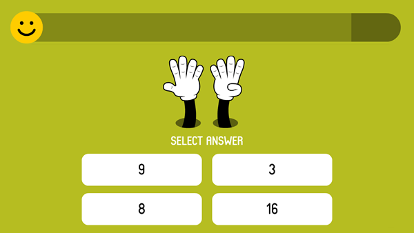 Test on the finger-counting